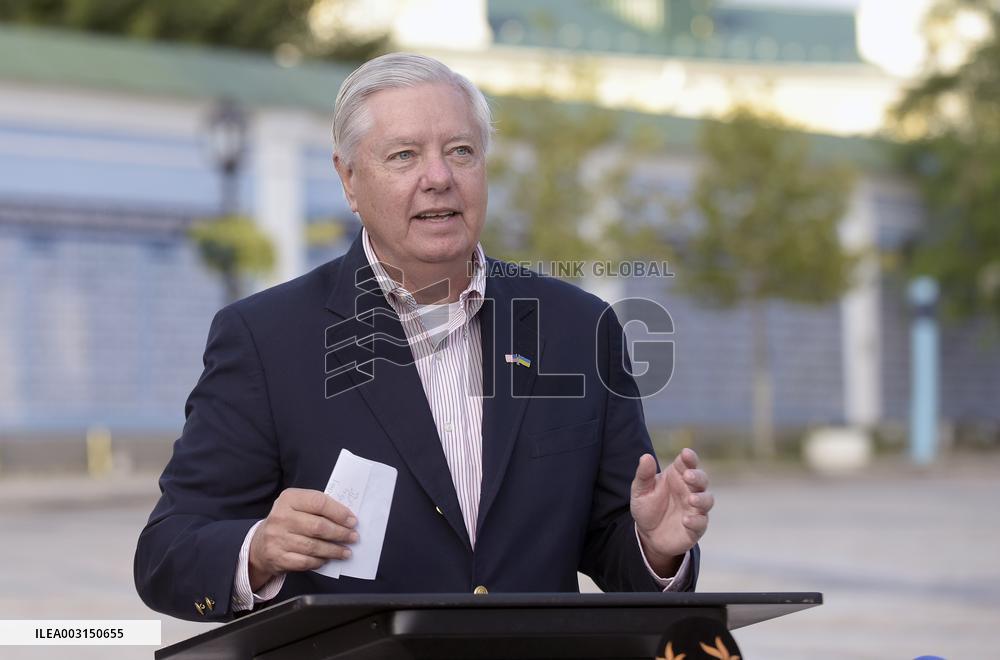 Briefing of US Senators Lindsey Graham and Richard Blumenthal in Kyiv