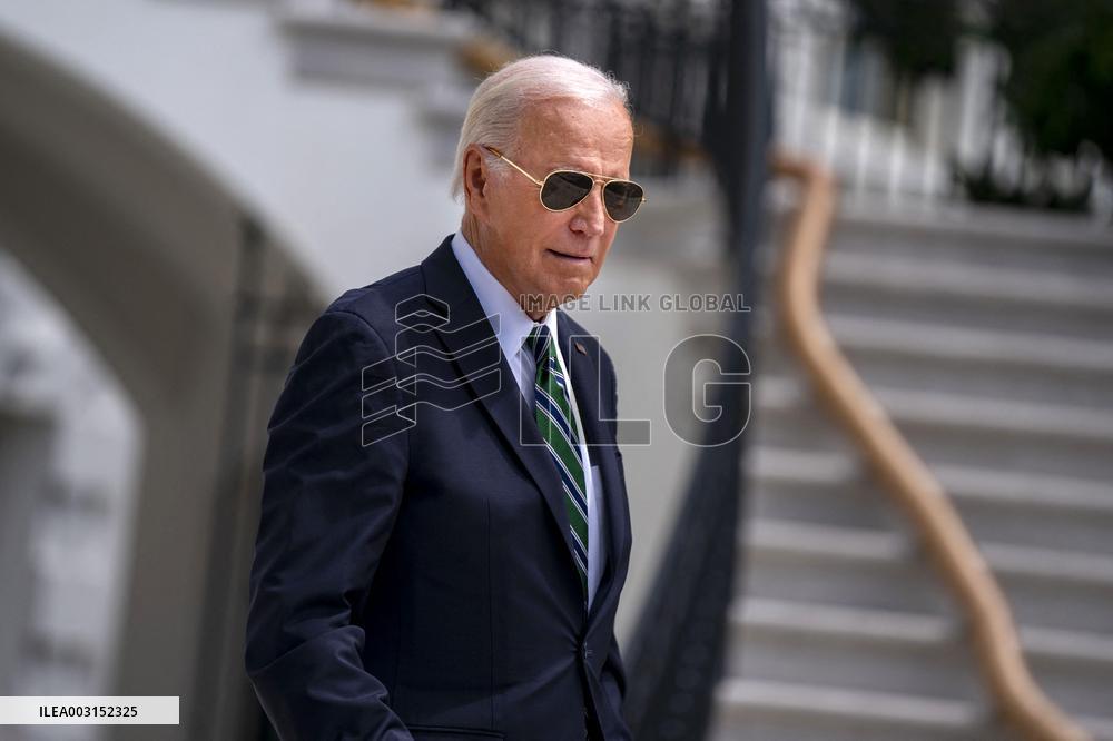 President Biden and First Lady Jill Biden depart the White House for New Orleans, Louisiana