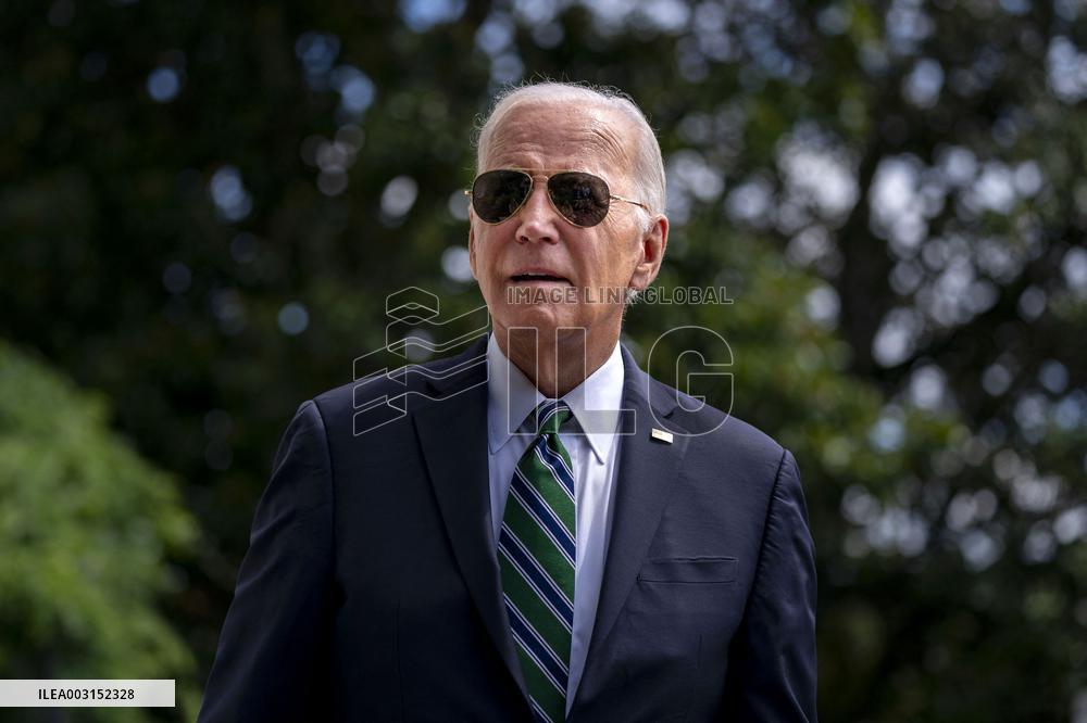 President Biden and First Lady Jill Biden depart the White House for New Orleans, Louisiana
