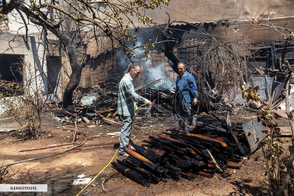 Fires Near Athens Leave A Path Of Destruction - Greece