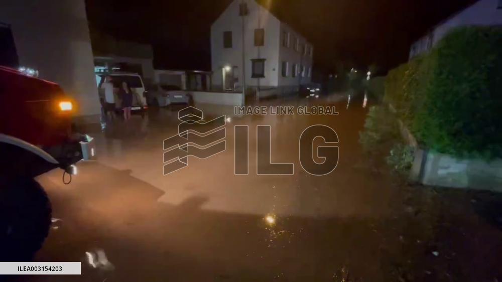 Germany: Thunderstorm Brings Heavy Rain, Causes Flooding In Trier