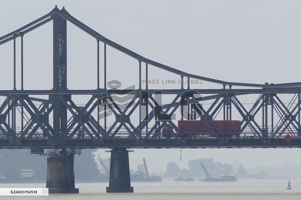 Aftermath of heavy rain in N. Korea