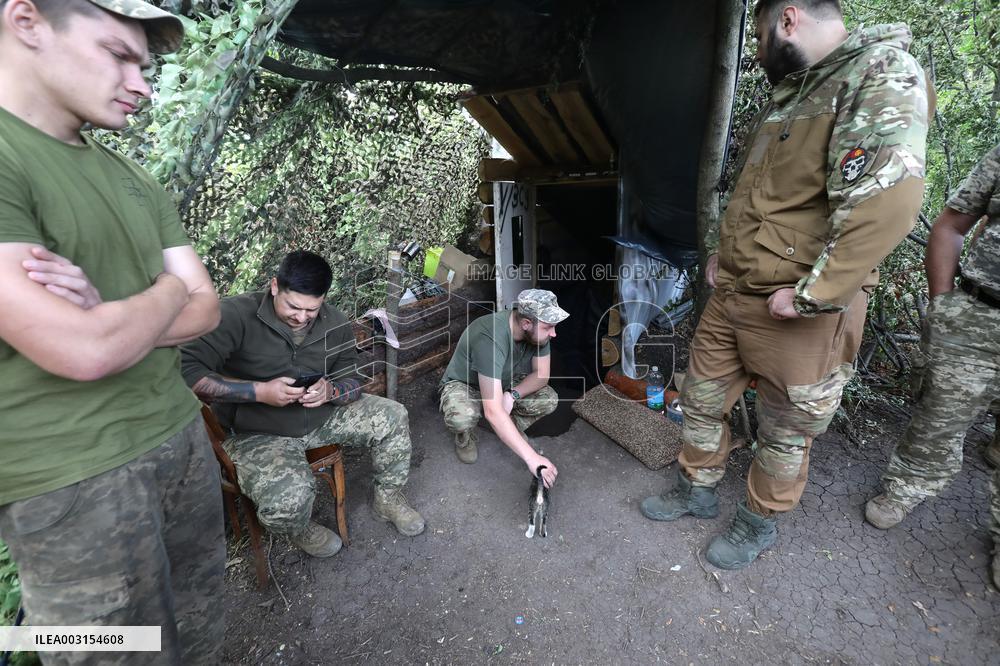 Gunners of Ukraines 30th Mechanized Brigade
