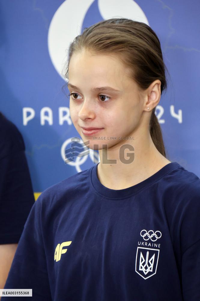 Ukrainian rhythmic gymnasts return from Paris 2024 Olympic Games