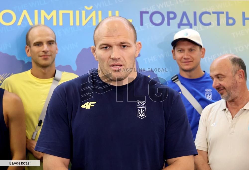 Ukrainian freestyle wrestlers and modern pentathletes back from Paris 2024 Olympics