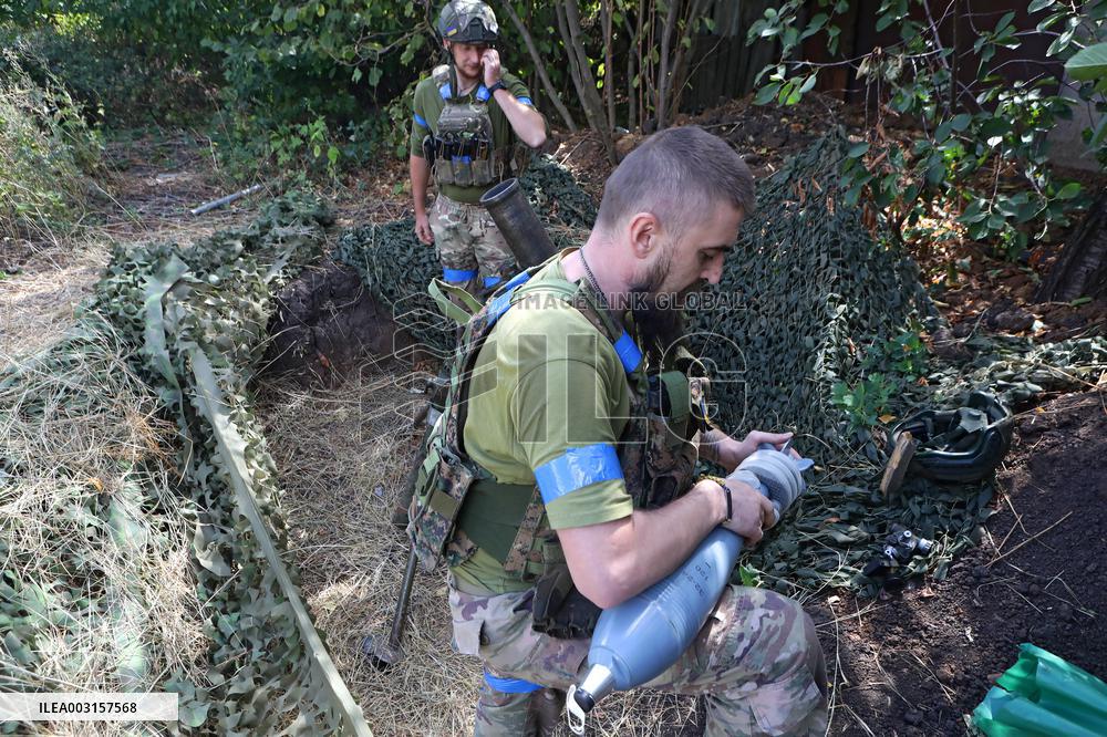 Combat mission of Ukrainian mortar crew near Chasiv Yar