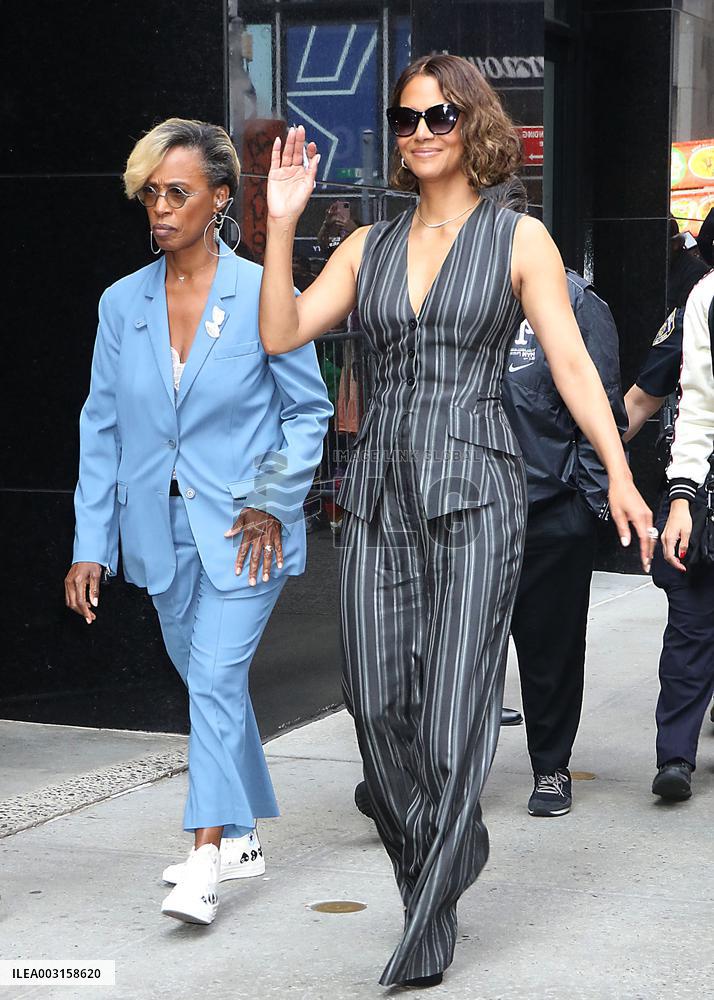 Halle Berry At GMA - NYC