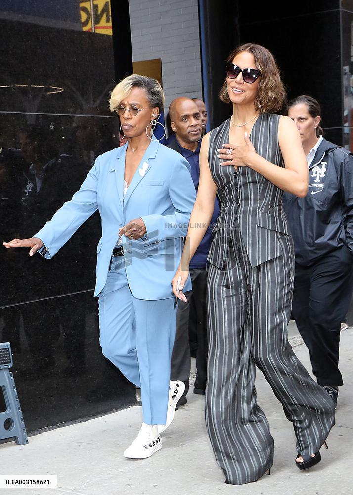 Halle Berry At GMA - NYC