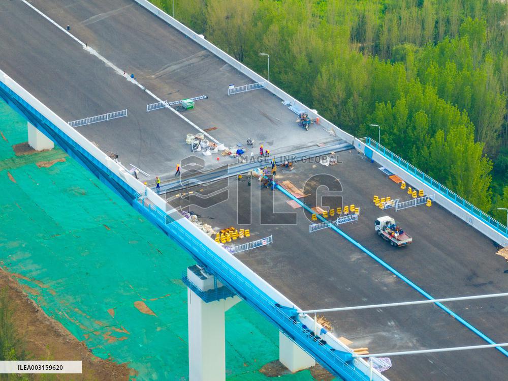 Yellow River Bridge Construction in Jinan