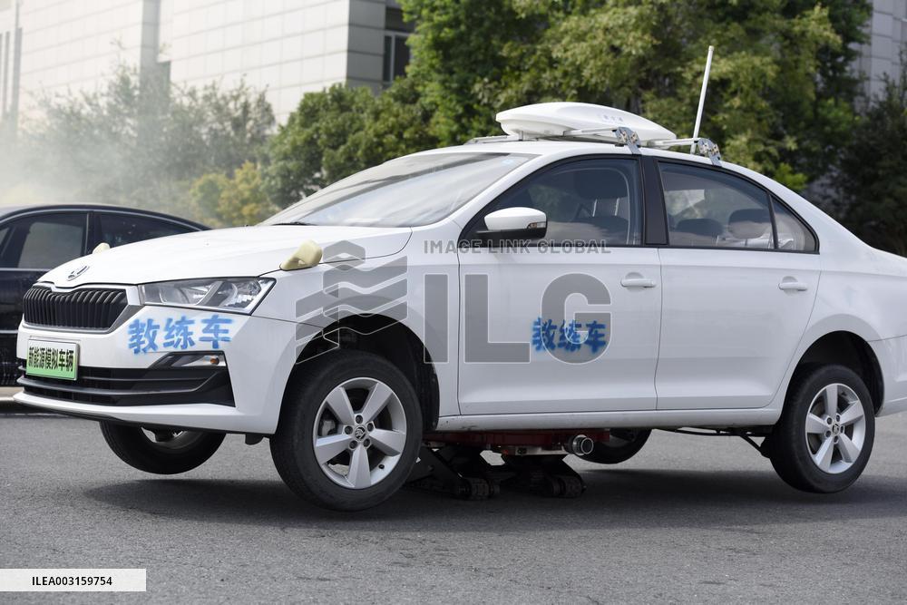 New Energy Electric Vehicle Fire Drill