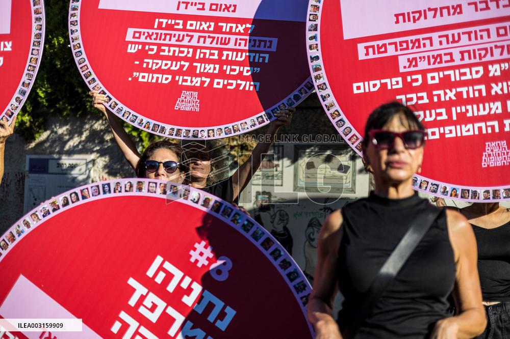 Israeli Women Protest for Hostage Deal - Jerusalem