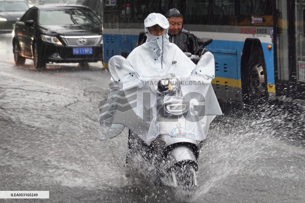 Sudden Rain Hit Beijing
