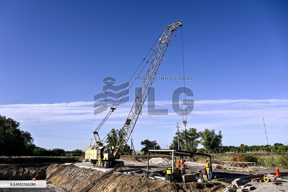 Construction of underground school in Zaporizhzhia region