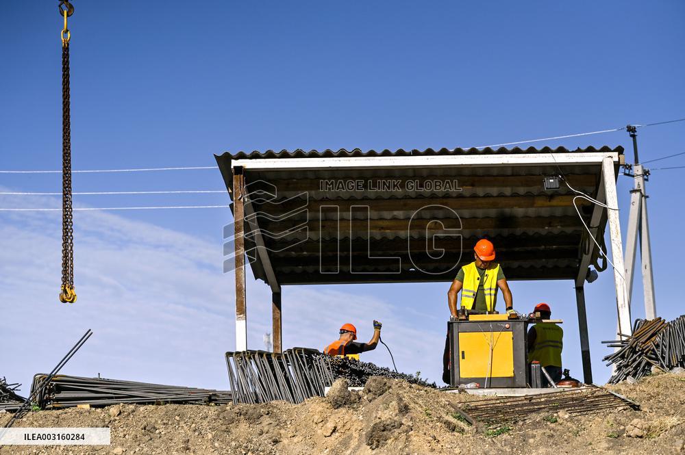 Construction of underground school in Zaporizhzhia region