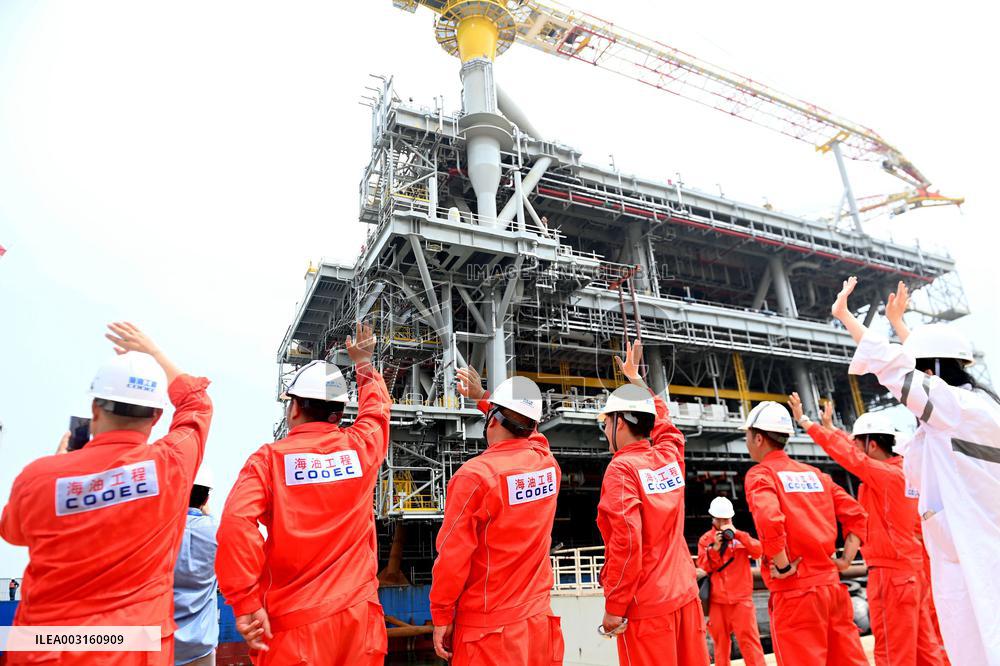 Saudi Aramco Mazan oil and Gas Gathering Platform