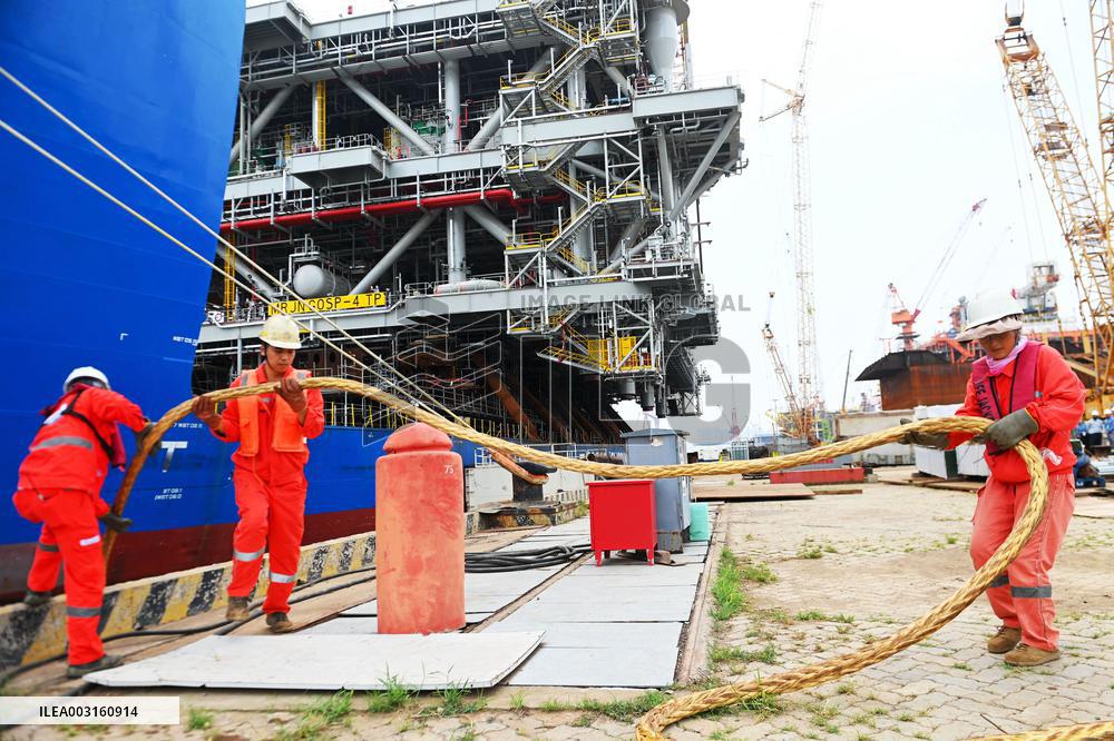 Saudi Aramco Mazan oil and Gas Gathering Platform