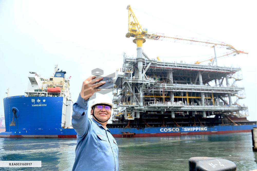 Saudi Aramco Mazan oil and Gas Gathering Platform