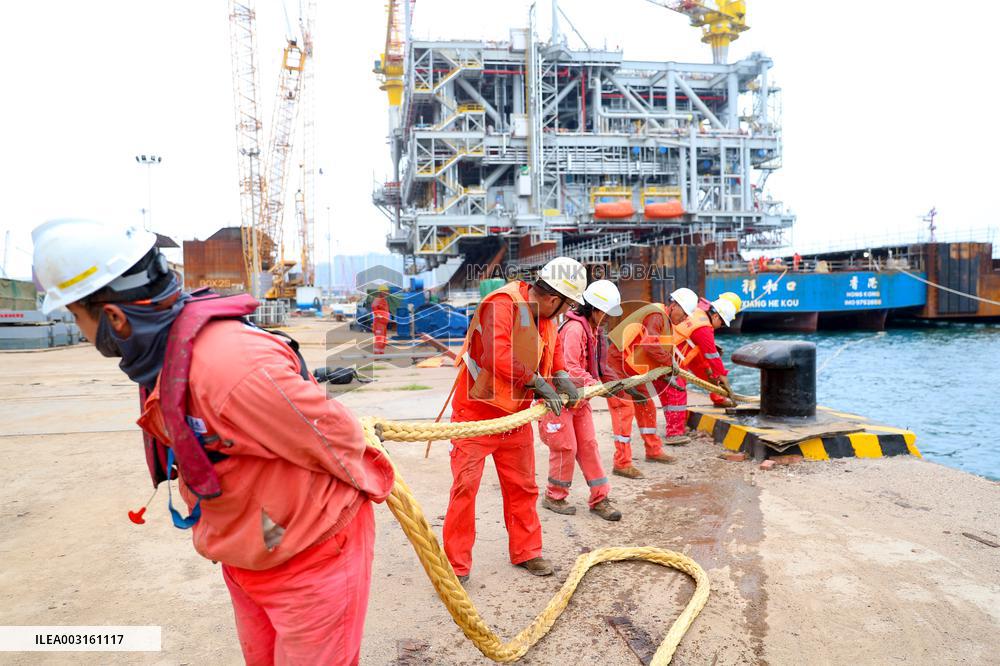 Saudi Aramco Mazan oil and Gas Gathering Platform