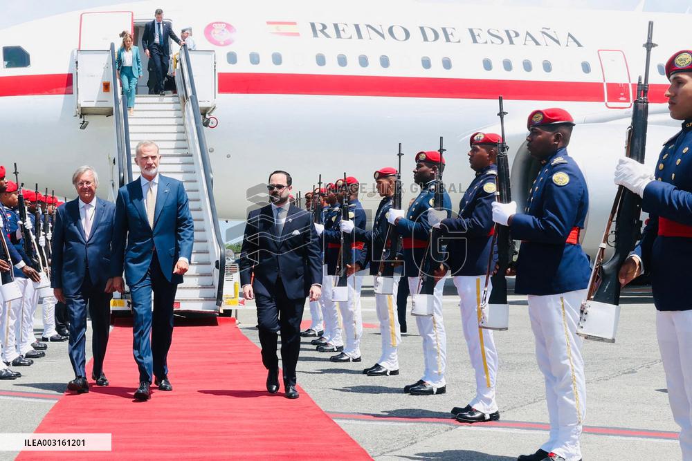 King Felipe VI Arrives In Dominican Republic
