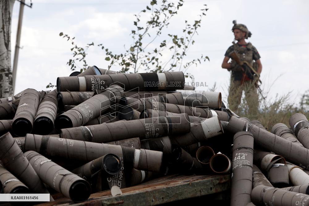 Soldiers of Ukraines 93rd Mechanized Brigade