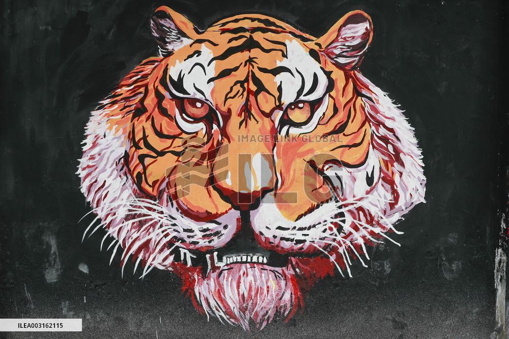 Graffiti With Protest Messages - Dhaka