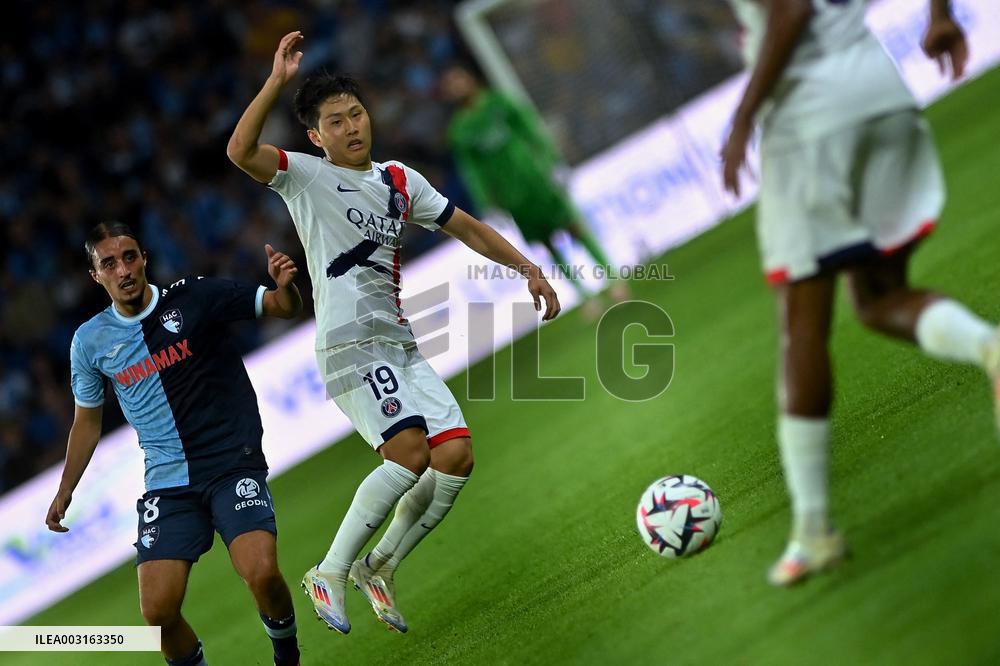 Ligue 1 Le Havre AC and Paris Saint-Germain - Le Havre