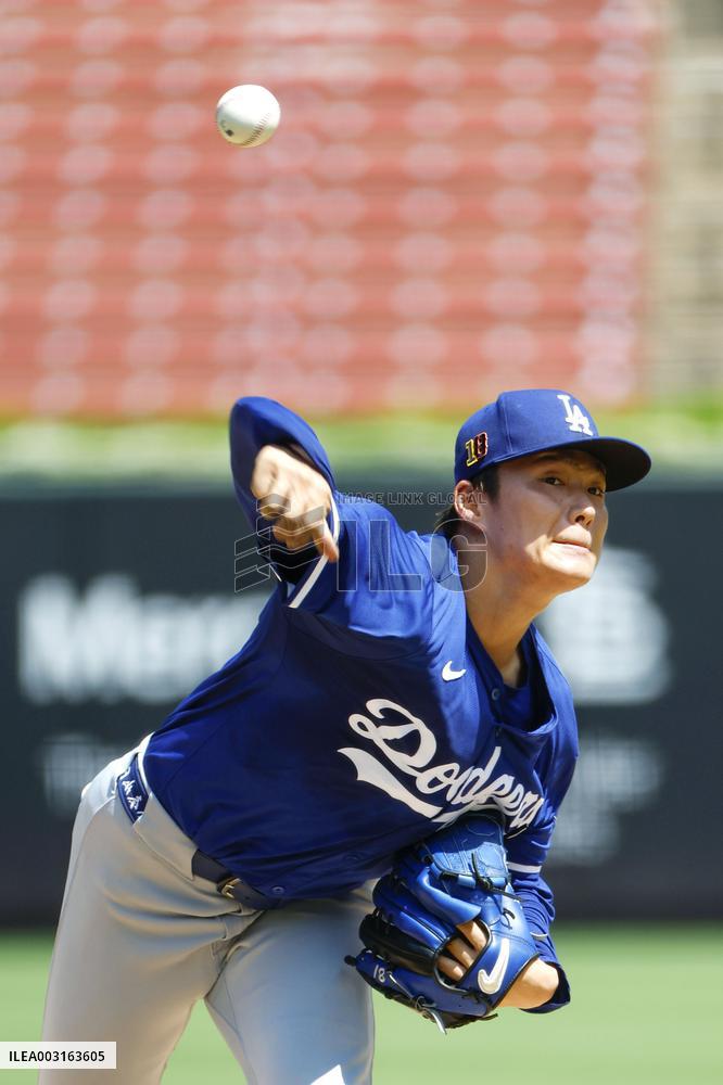 Baseball: Dodgers pitcher Yoshinobu Yamamoto