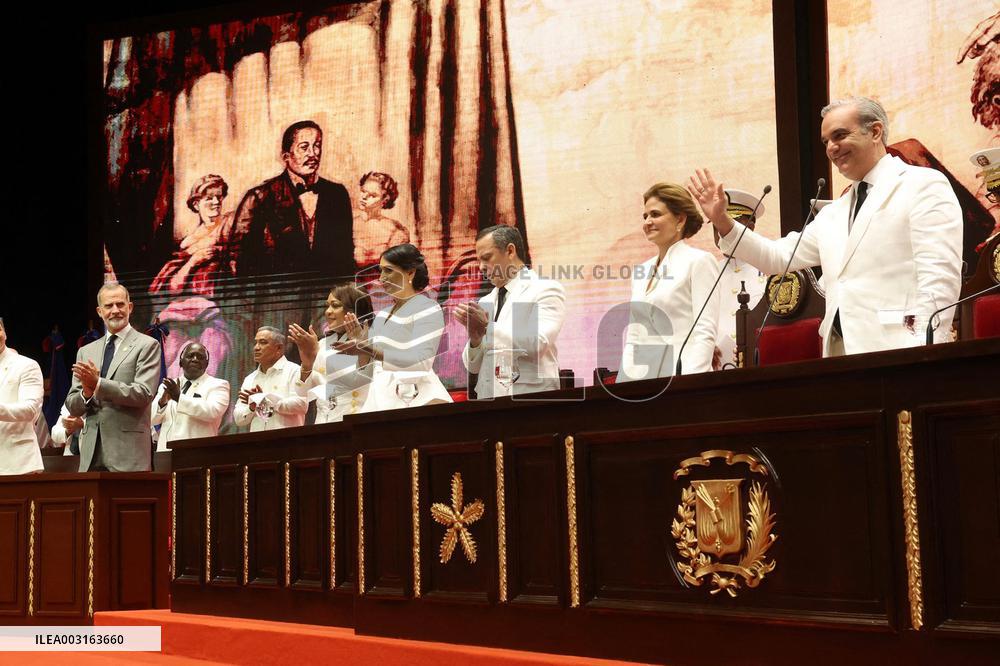 King Felipe VI visits the Dominican Republic