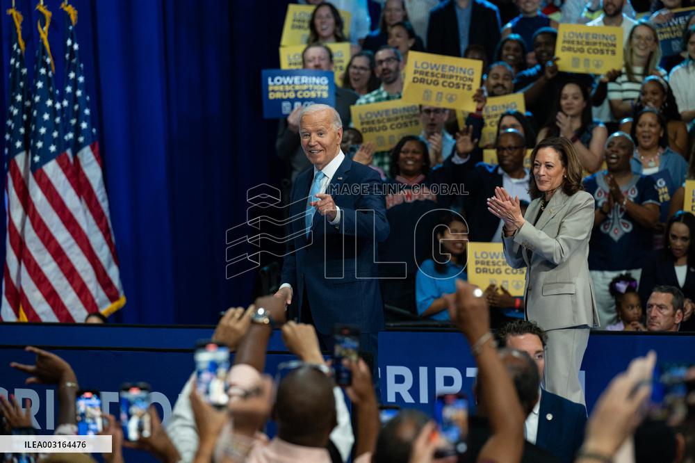 Harris And Biden Make First Joint Appearance Since Ticket Change - Maryland