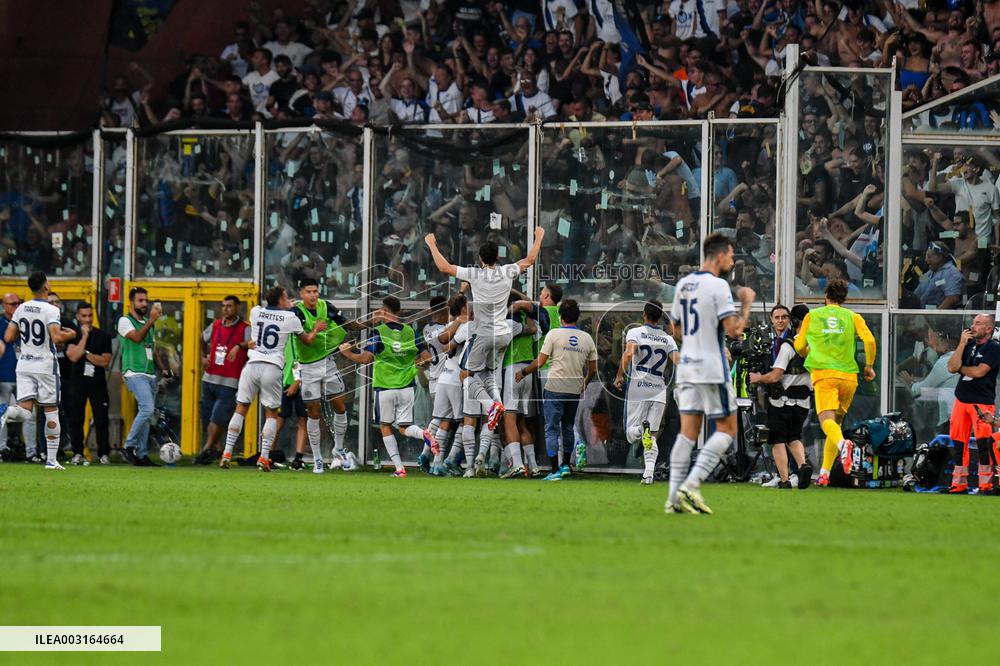 Italian soccer Serie A match - Genoa CFC vs Inter - FC Internazionale
