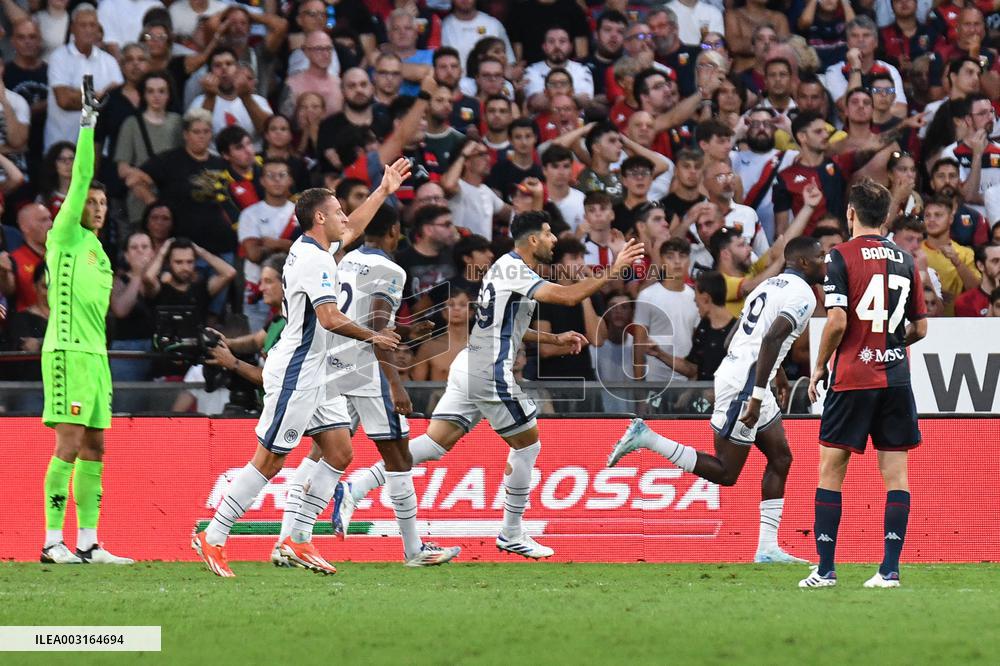 Italian soccer Serie A match - Genoa CFC vs Inter - FC Internazionale