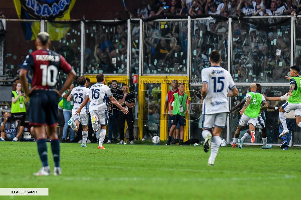 Italian soccer Serie A match - Genoa CFC vs Inter - FC Internazionale