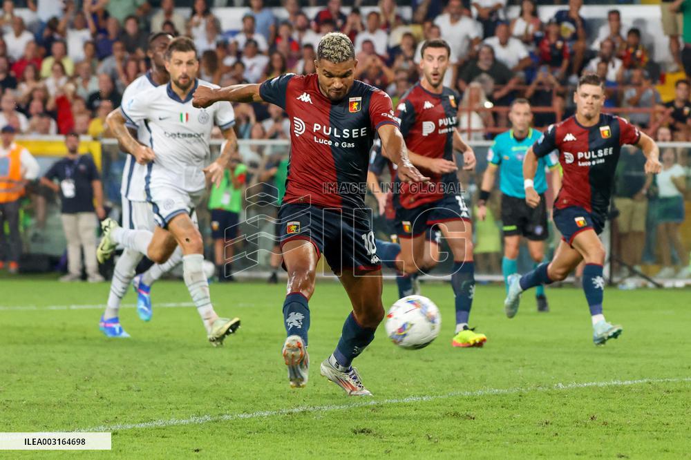 Italian soccer Serie A match - Genoa CFC vs Inter - FC Internazionale