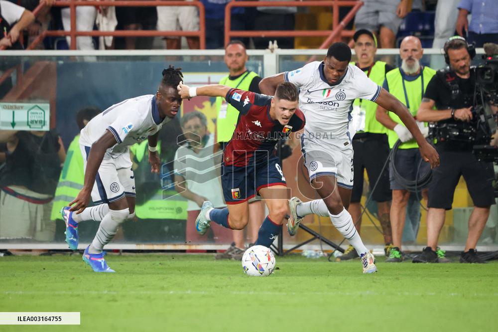 Italian soccer Serie A match - Genoa CFC vs Inter - FC Internazionale