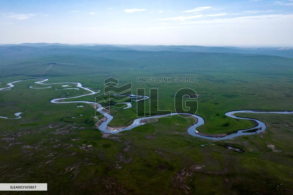 The Meandering Morgele River in Hulunbuir