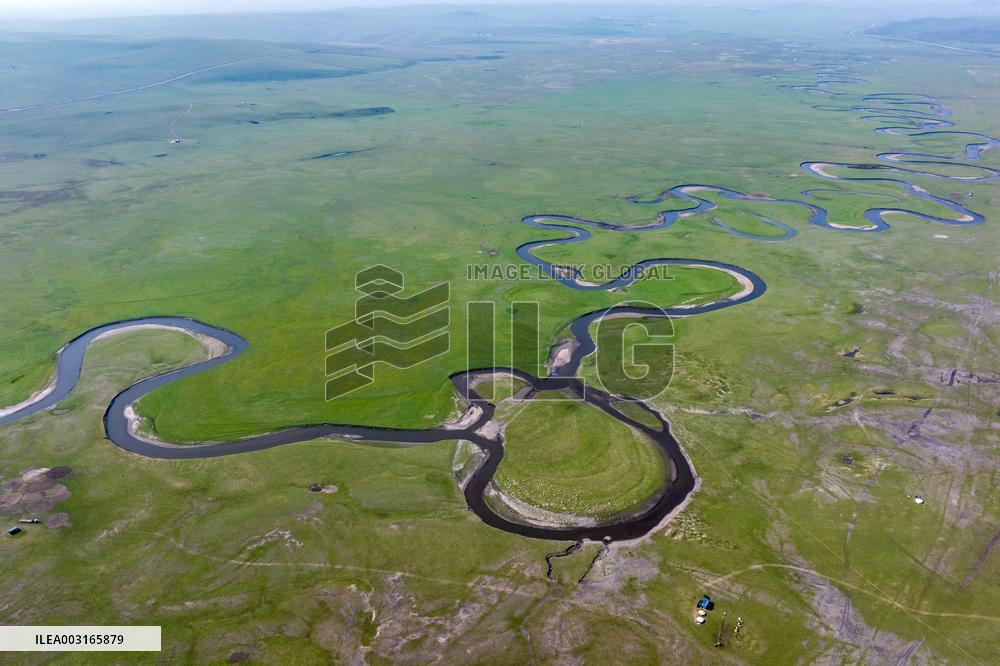 The Meandering Morgele River in Hulunbuir