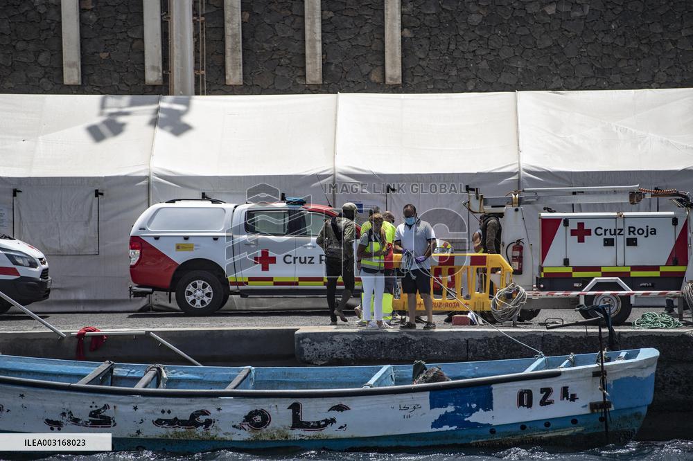 Two Cayucos With 200 Migrants Arrive On The Island Of El Hierro