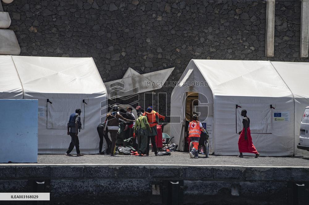 Two Cayucos With 200 Migrants Arrive On The Island Of El Hierro