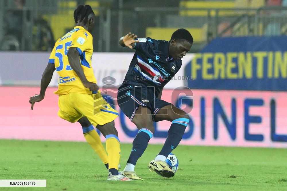 Italian soccer Serie B match - Frosinone Calcio vs UC Sampdoria