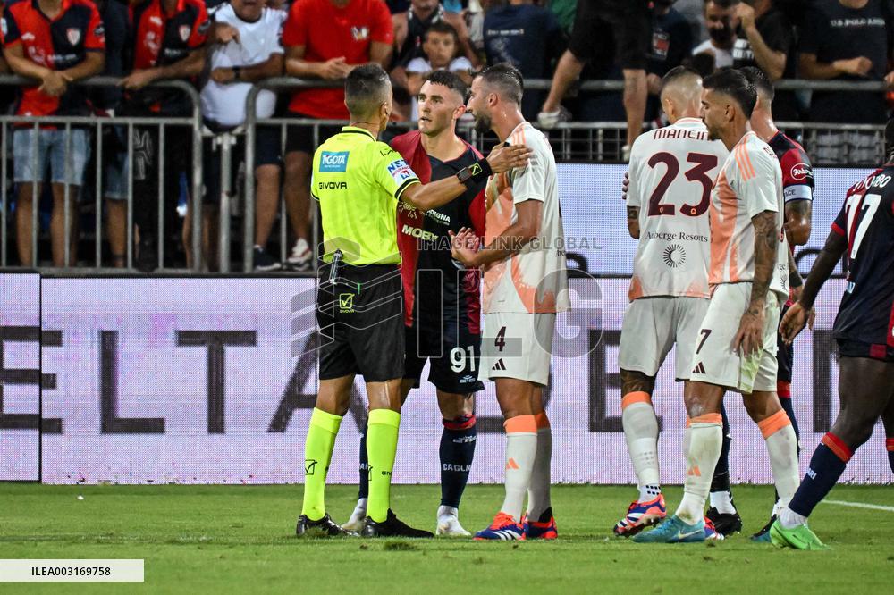 Italian soccer Serie A match - Cagliari Calcio vs AS Roma