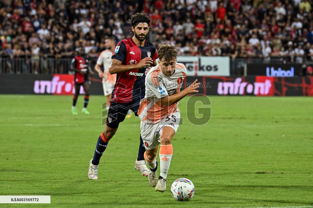 Italian soccer Serie A match - Cagliari Calcio vs AS Roma
