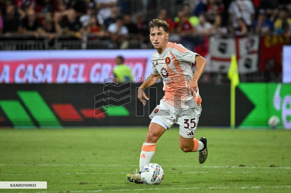 Italian soccer Serie A match - Cagliari Calcio vs AS Roma