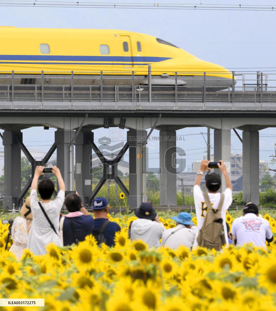 "Doctor Yellow" track-testing bullet train