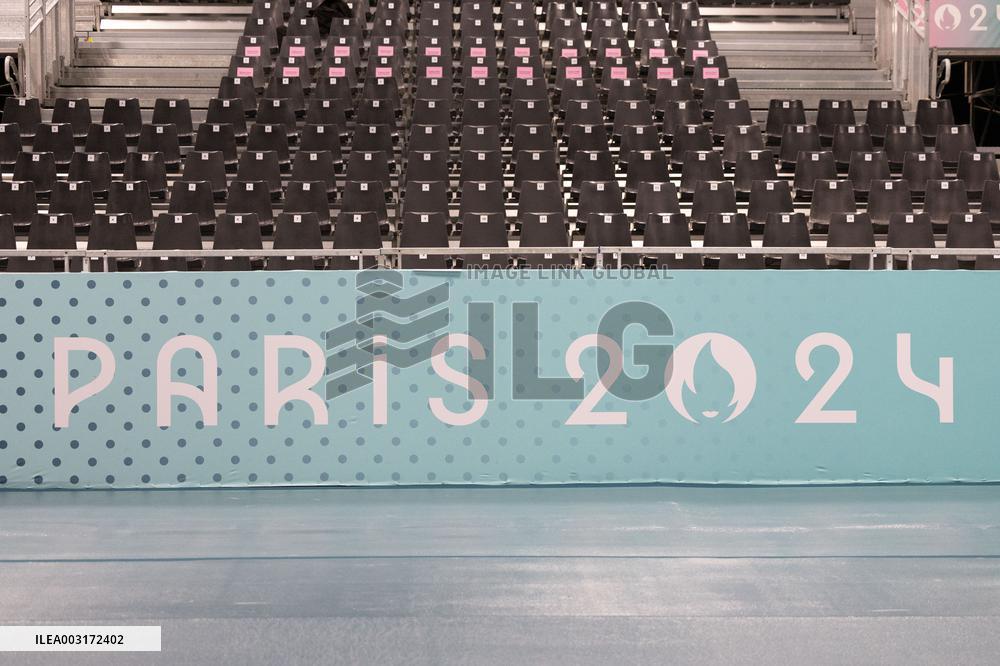 Visit of the Arena Paris Sud ahead of the Paralympic Games - Paris