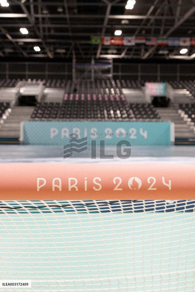 Visit of the Arena Paris Sud ahead of the Paralympic Games - Paris