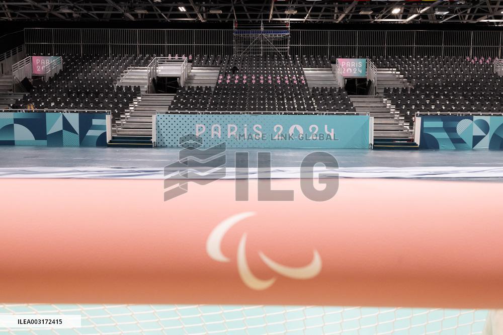 Visit of the Arena Paris Sud ahead of the Paralympic Games - Paris