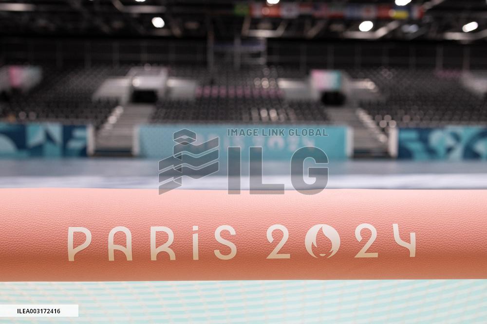 Visit of the Arena Paris Sud ahead of the Paralympic Games - Paris