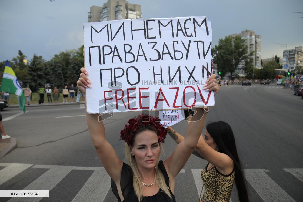 Dont Be Silent! Captivity Kills! rally in Kyiv