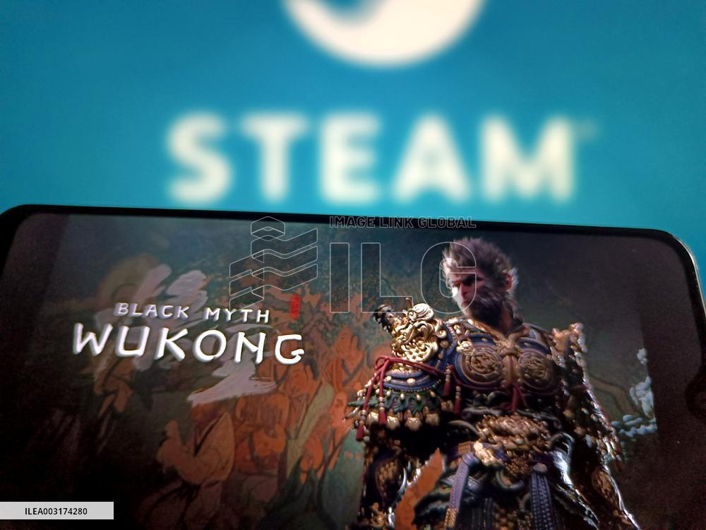 Illustration Game Black Myth: Wukong Tops Steam Hot Play Chart