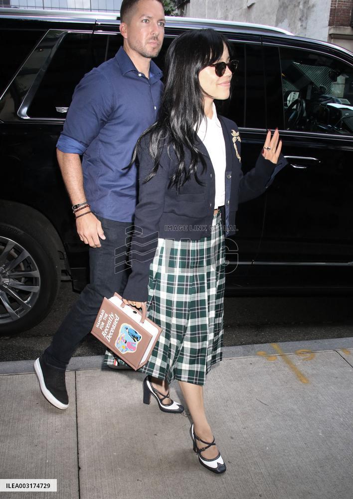 Jenna Ortega On Promotion Tour - NYC